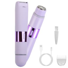 Smooth Touch Body Trimmer (Option: Purple)