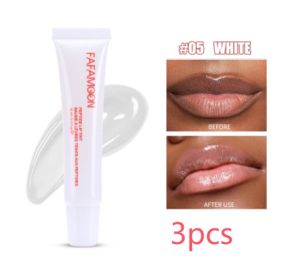 Tea Rose Lip Glaze (Option: 05 WHITE-10ml-3pcs)