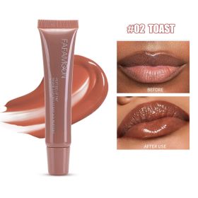 Tea Rose Lip Glaze (Option: 02 TOAST-10ml-1pc)