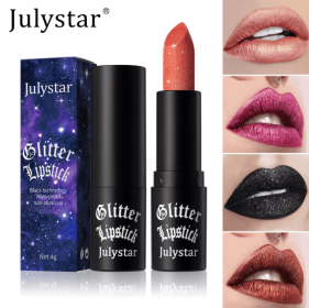 PSJ301-028   12 colors shiny matte lipstick Carved pearlescent glitter lipstick  2pc mixed sales Matte velvet lip lipstick makeup Velvet matte te (PSJ301-028: PSJ301-028)