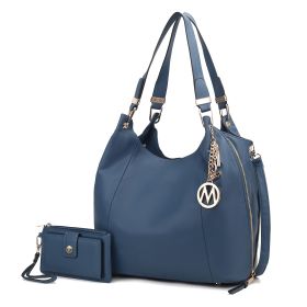 MKF Collection Calina Expandable Women's Shoulder Bag by Mia K (Color: Sale Blue)
