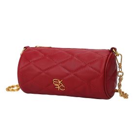 MKF Collection Lexa Crossbody Bag by Mia K (Color: Wine)