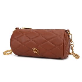 MKF Collection Lexa Crossbody Bag by Mia K (Color: Cognac)