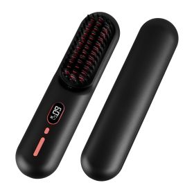 IonSilk Straightening Brush (Option: HairStraightenerBlack)